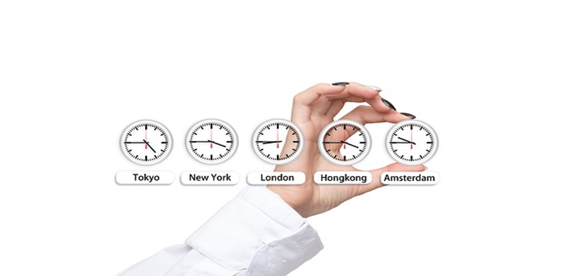 forex or stocks markets opening hours clocks